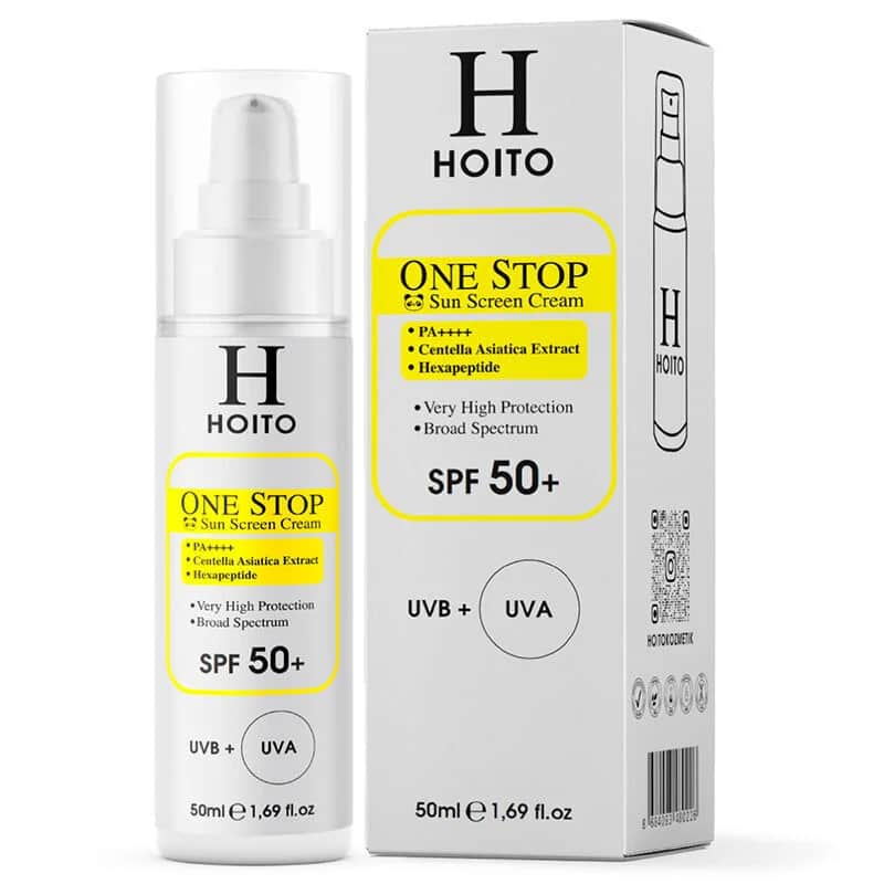 Крем для загара Hoito One Stop Sun Screen SPF50+ 50 мл