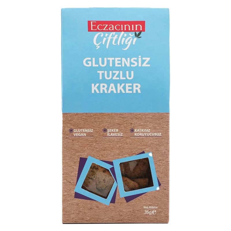 Безглютеновые соленые крекеры 35 г от Eczacının Çiftliği