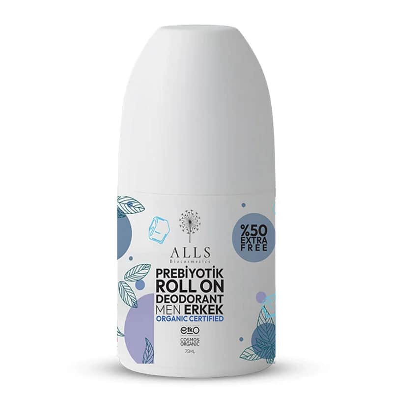 Органический пробиотический роликовый дезодорант для мужчин 75 мл от Alls Biocosmetics