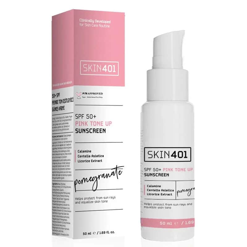 Солнцезащитный крем Skin401 SPF 50 с розовым оттенком 50 мл