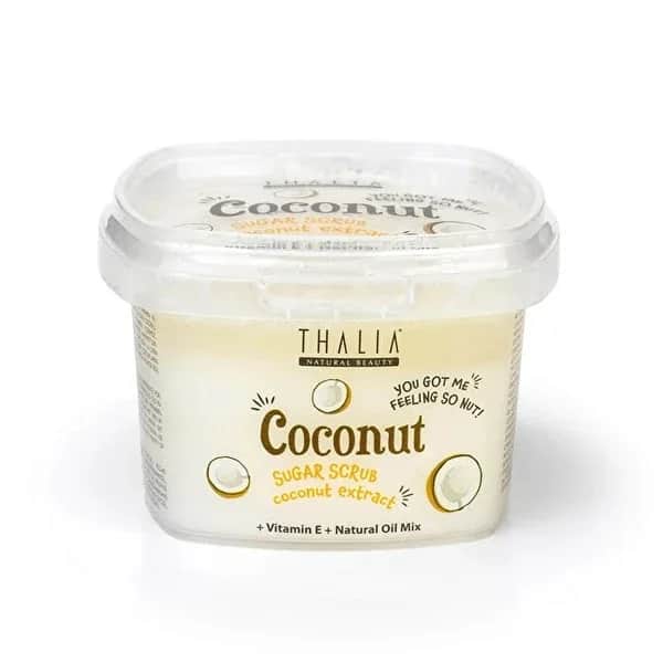 Сахарный скраб для тела Кокос 300 г от Thalia Natural Beauty