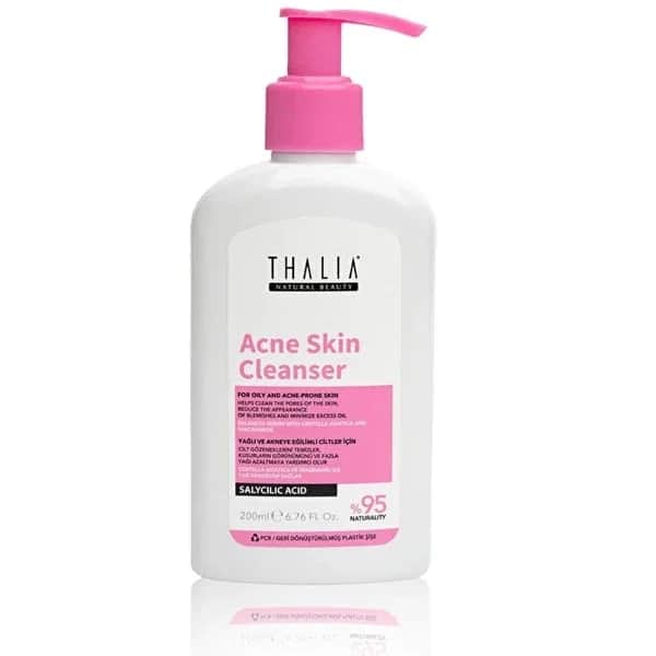 Гель для умывания лица Thalia Natural Beauty для удаления пор и акне с салициловой кислотой и ниацинамидом 200 мл