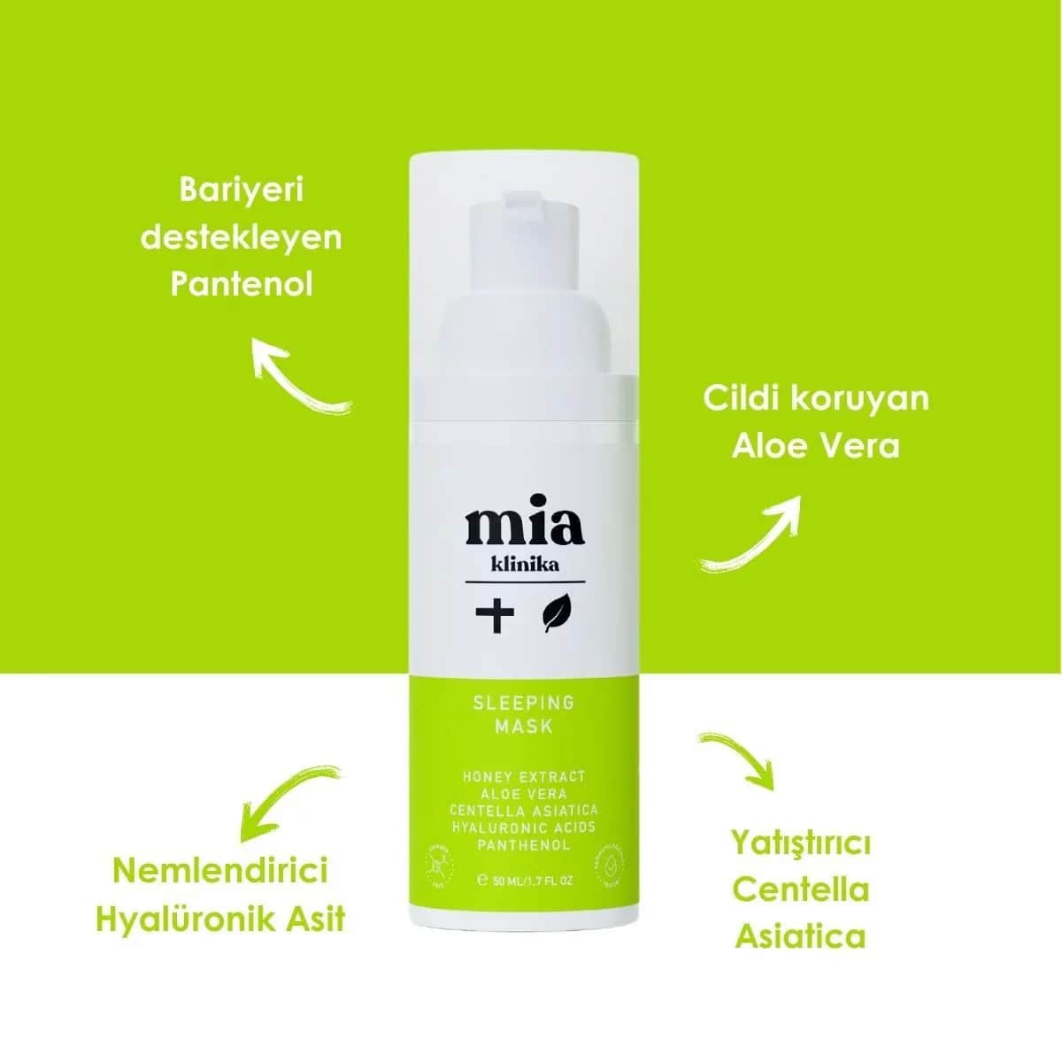 Маска для сна Mia Clinica 50 мл