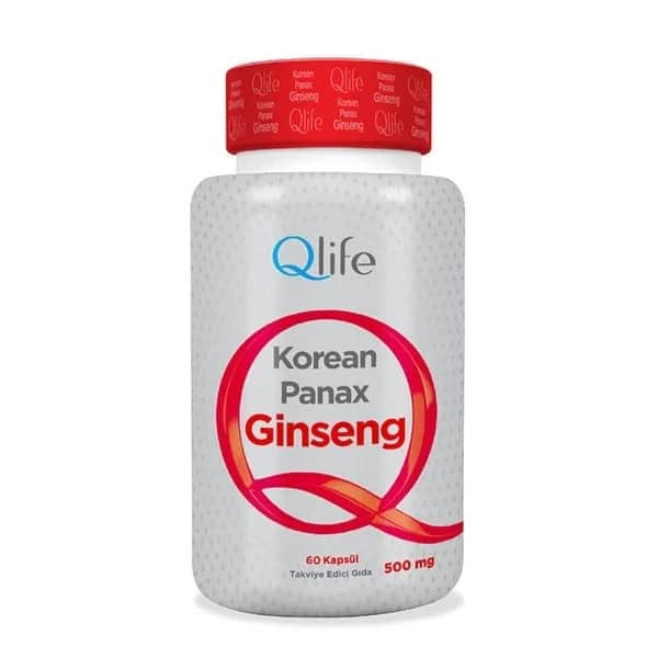 Капсулы с женьшенем Qlife 60 капсул