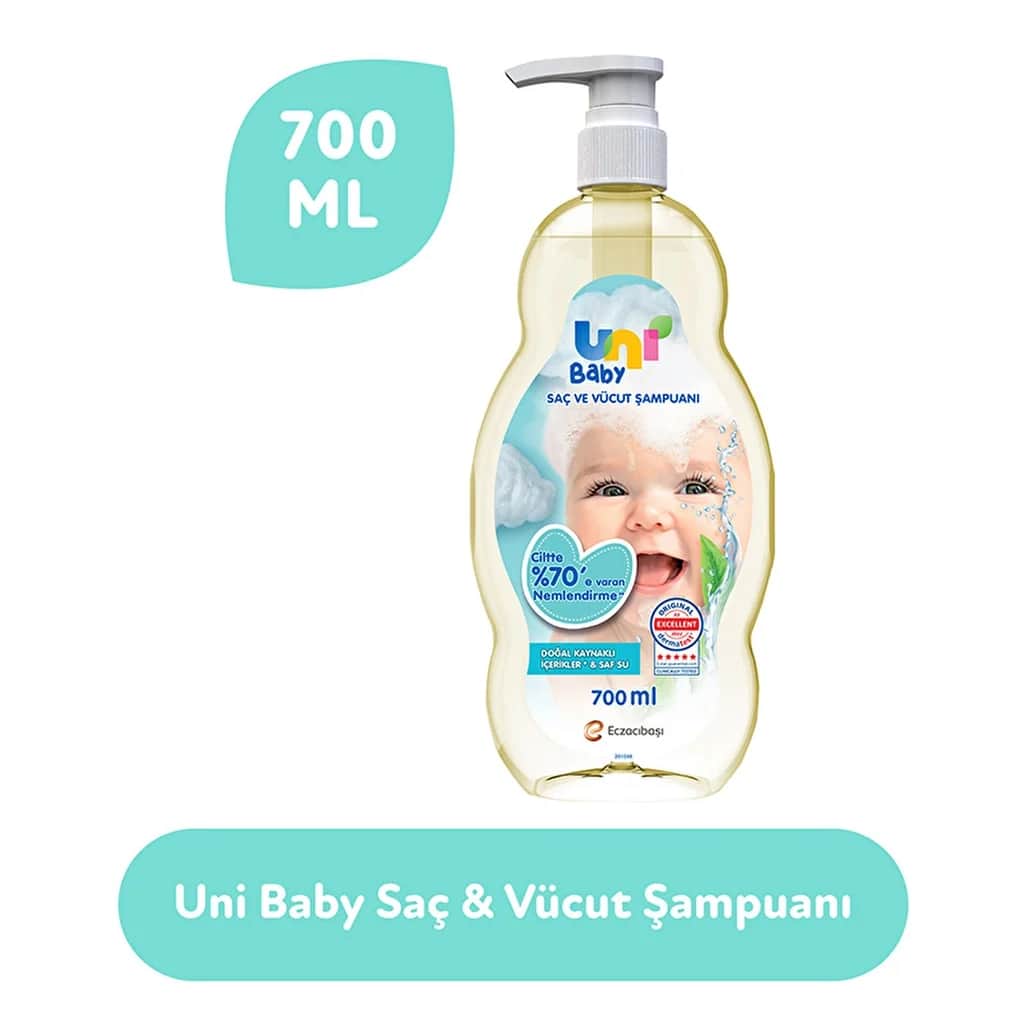 Шампунь для волос и тела Uni Baby 700 мл
