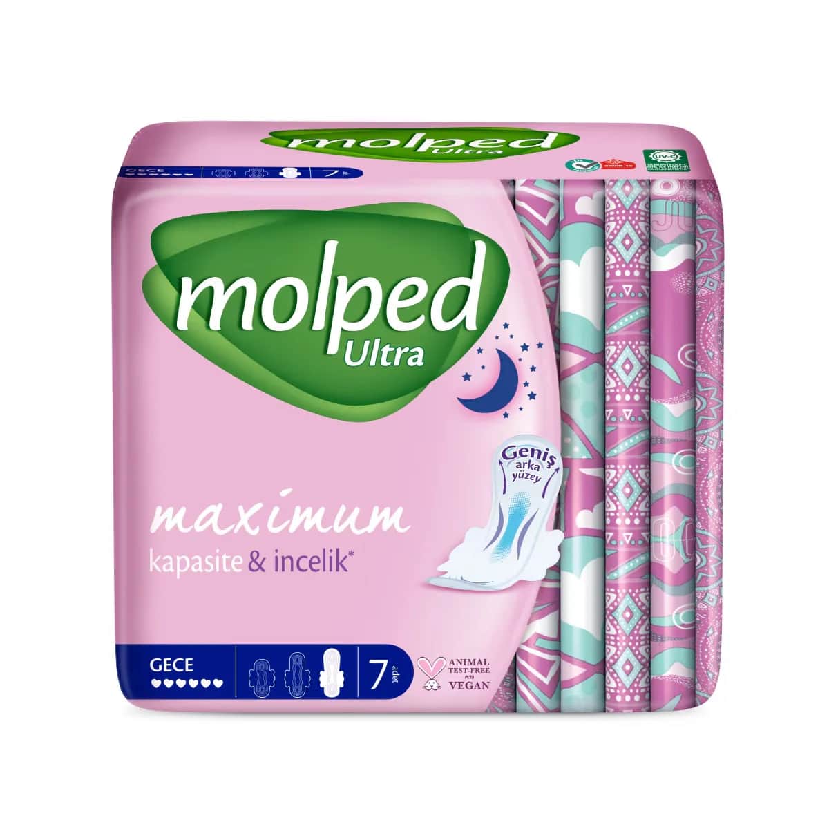 Прокладки Molped Ультра Анатомические Ночные 7 шт
