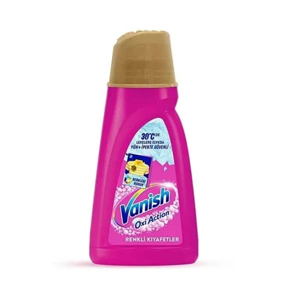 Vanish Oxi Action Мультипауэр Жидкий стиральный порошок и удалитель пятен для цветного 1000 мл