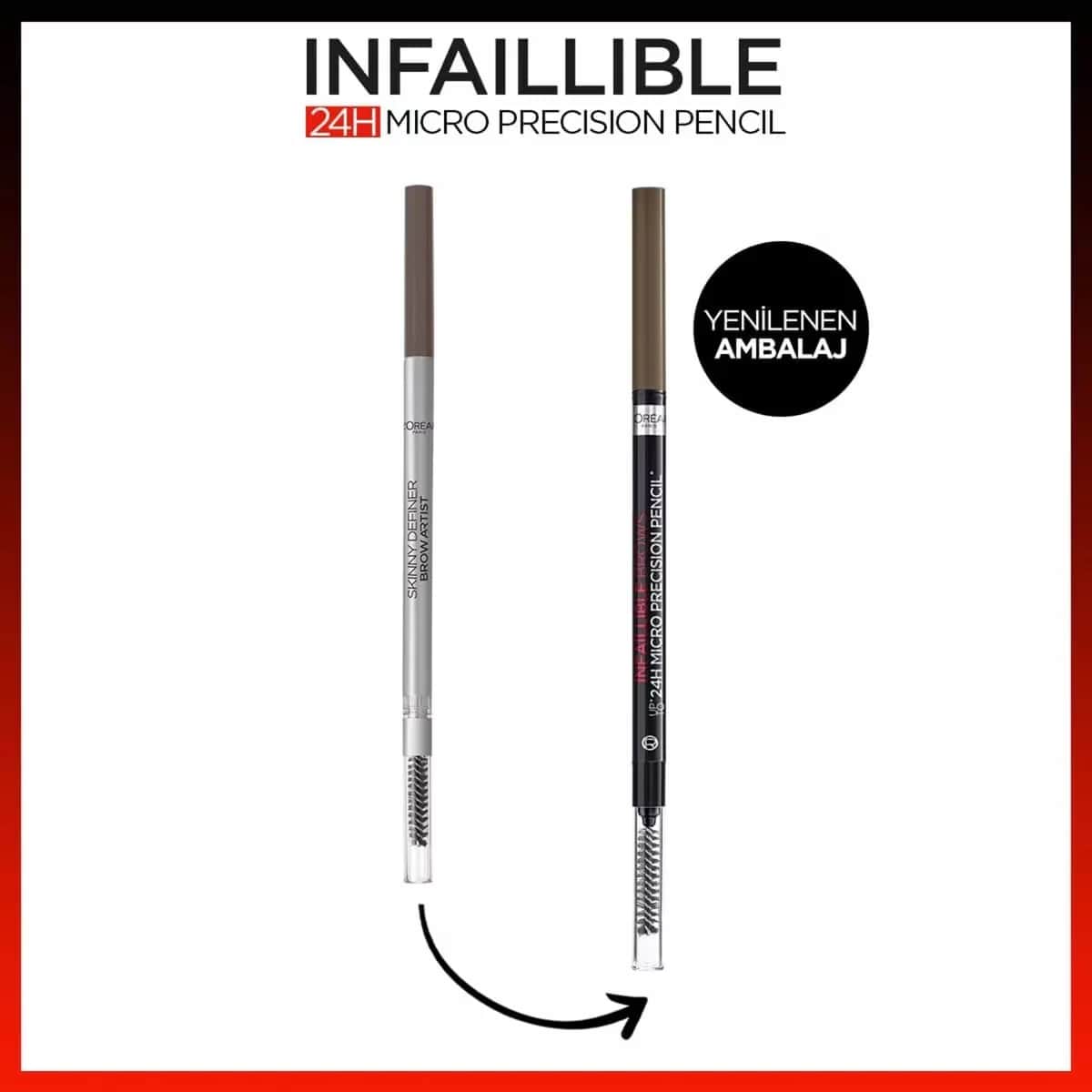 Карандаш для бровей L'Oréal Paris Infaillible 24 ч Микро Точность Брюнет
