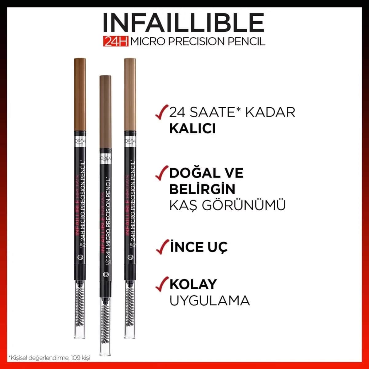 Карандаш для бровей L'Oréal Paris Infaillible 24 ч Микро Точность Брюнет