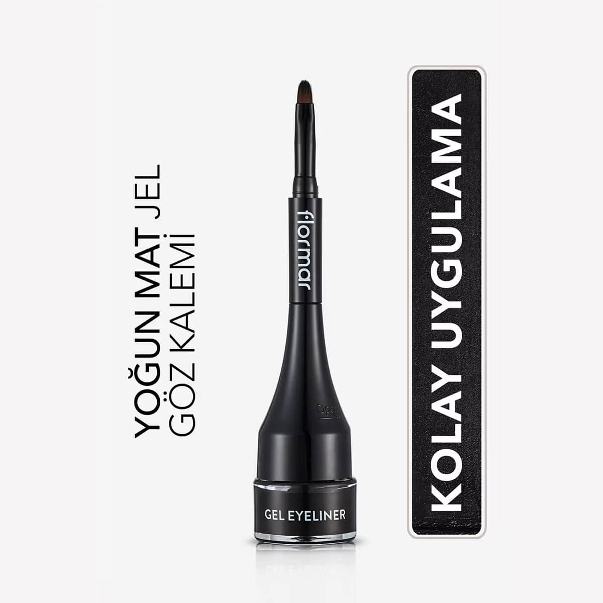 Гелевый жидкий лайнер Flormar Ge01 черный