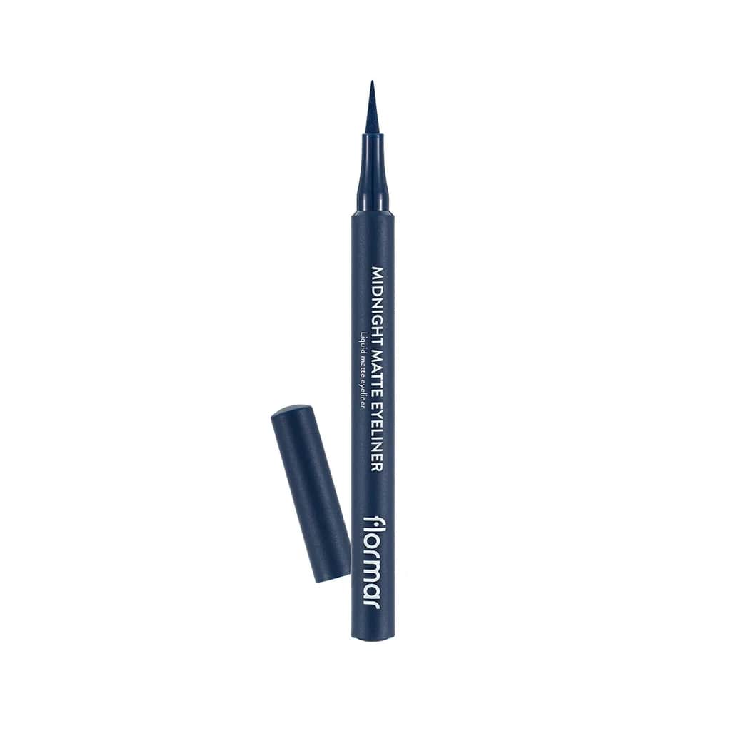 Карандаш для глаз Flormar Midnight Matte темно-синий - стойкий
