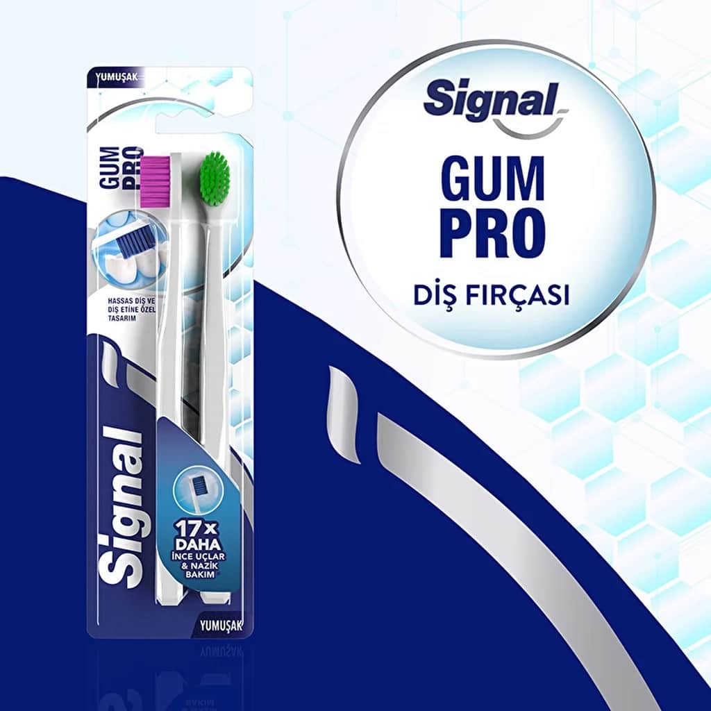 Зубная щетка Signal Gum Pro Gentle Care Soft 1+1