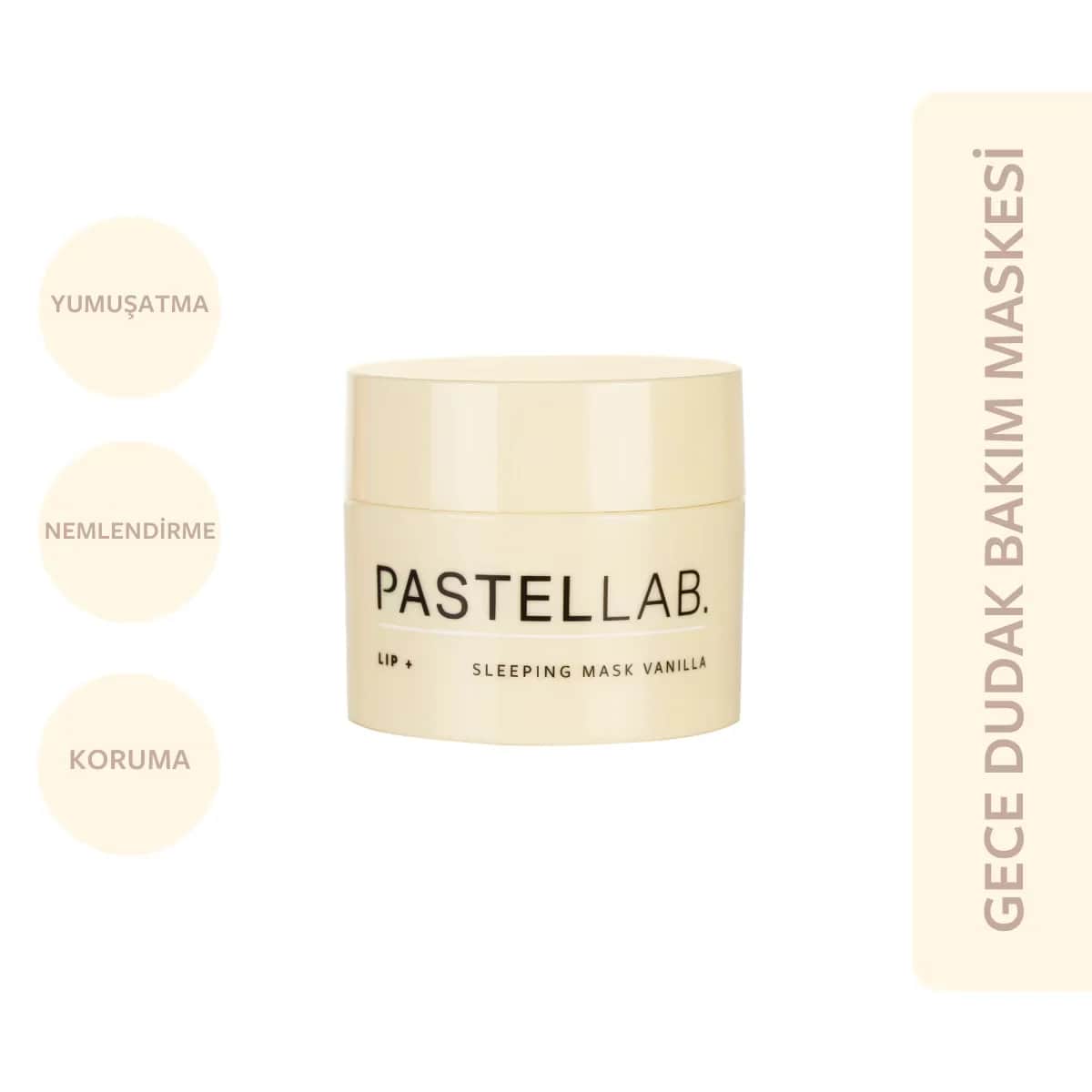 Маска для губ на ночь Ваниль от Pastellab