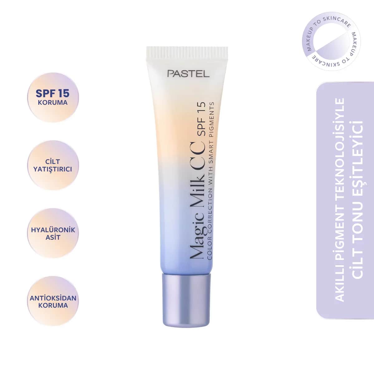 Пастель Макияж в Уходе Магическое Молоко cc Spf 15 - Выравниватель Тона Кожи Spf 15 cc Крем 51 Средний Глубокий