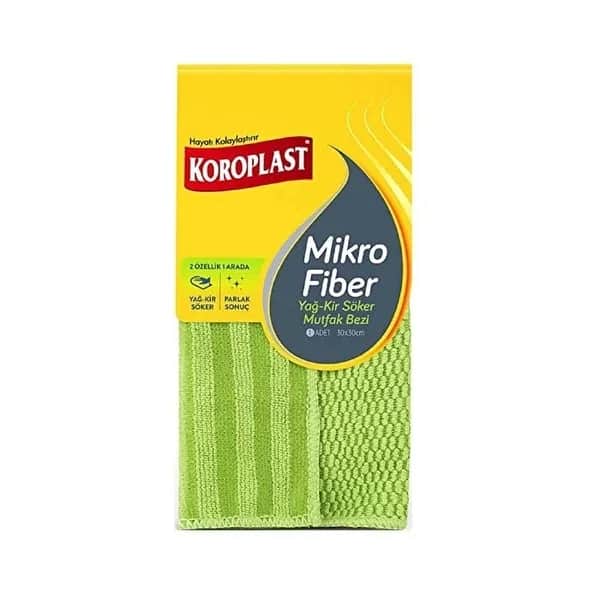 Кухонная микрофибровая салфетка Koroplast для удаления масла и грязи 1 шт.