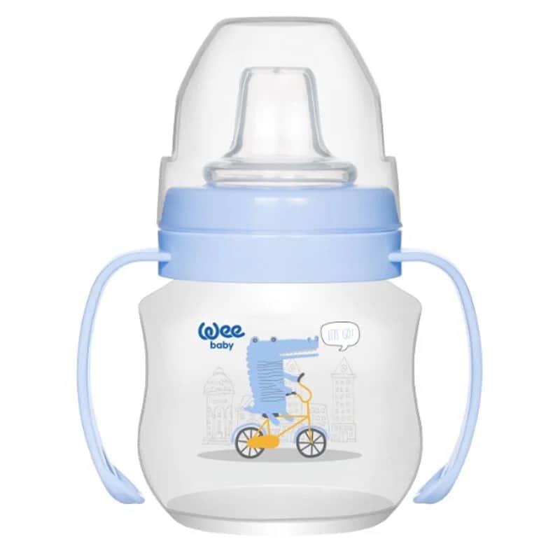 Детская пластиковая чашка с защитой от проливания 125 мл от Wee Baby