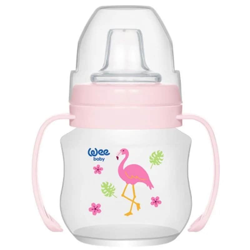 Детская пластиковая чашка с защитой от проливания 125 мл от Wee Baby