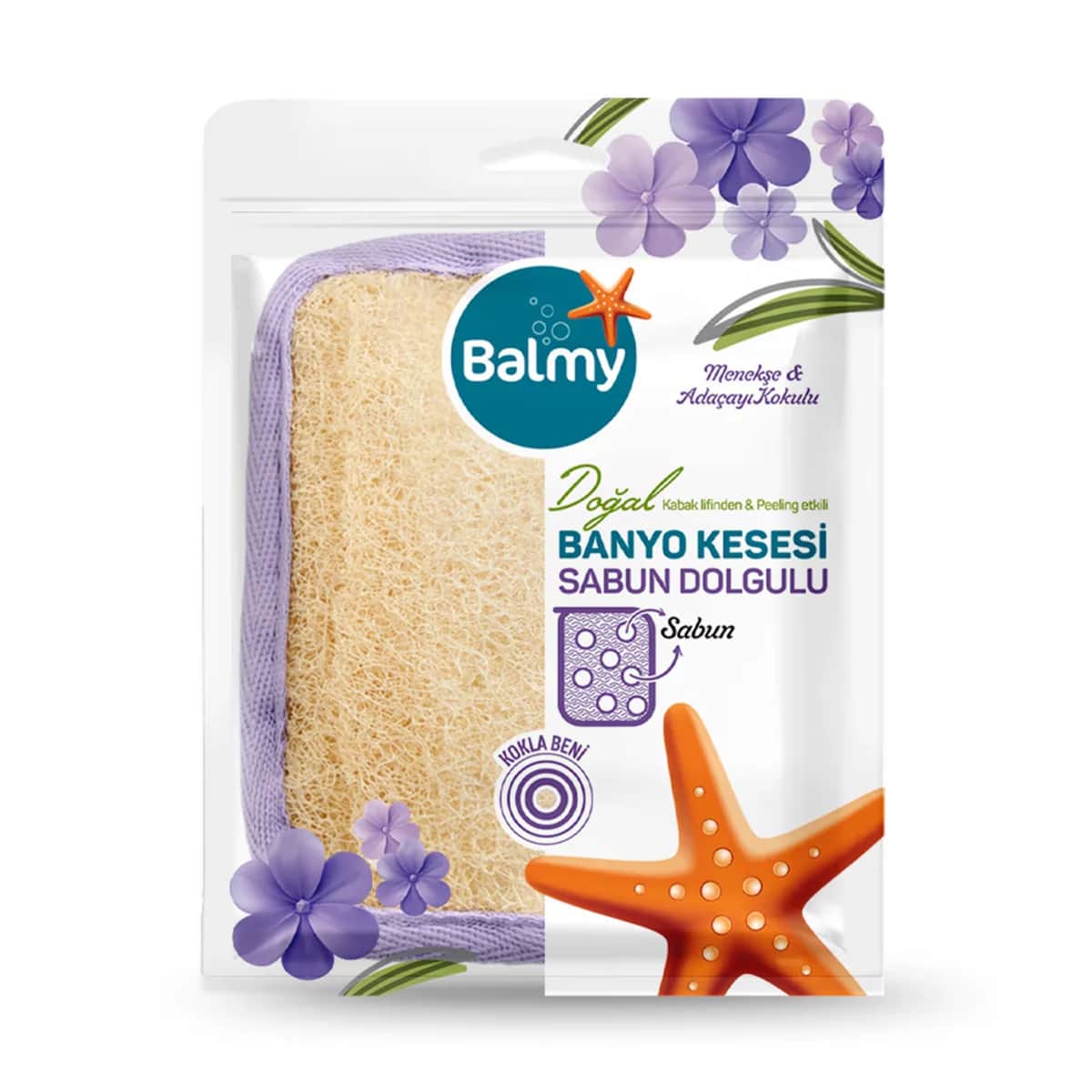 Перчатка для ванной с натуральным мылом 1 шт от Balmy