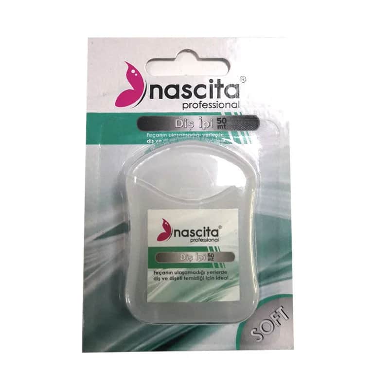 Нитка для зубов Nascita 50 м мягкая - M050
