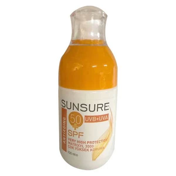 Солнцезащитный крем Dermo Clean Sunsure SPF50+ Антивозрастной 100 мл