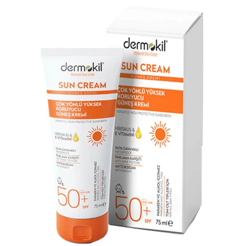 Крем для загара Dermokil Многофункциональный Высокая защита SPF50 75 мл