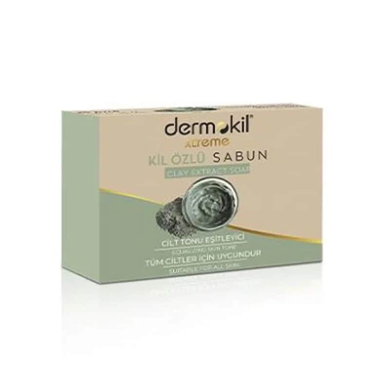 Твердое мыло с экстрактом глины Dermokil 100 г
