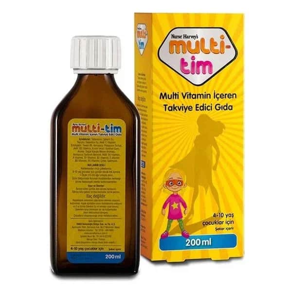 Мультивитамины Multi-tim 200 мл от Nurse Harveys
