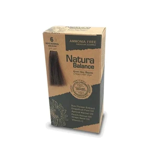 Крем-краска для волос Natura Balance Темный блондин 6 1 шт