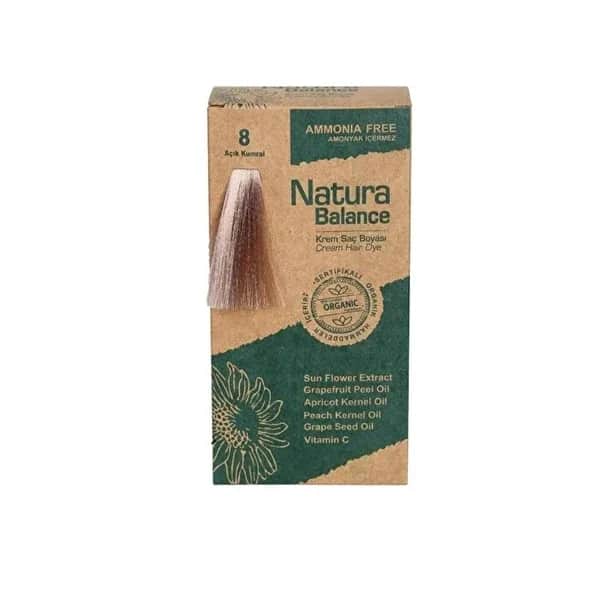Крем-краска для волос Natura Balance Светлый блондин 8 1 шт