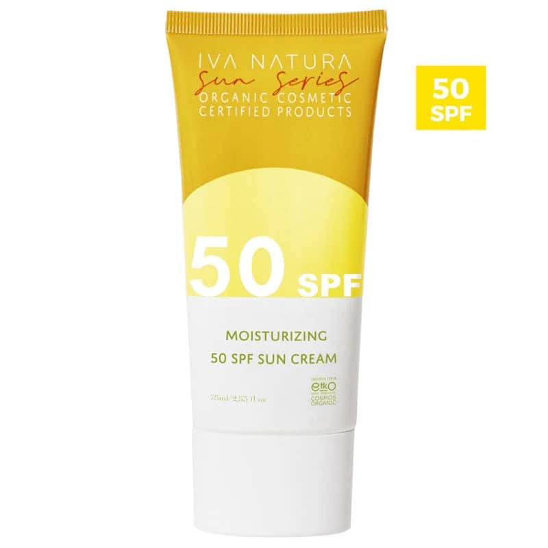 Крем для загара увлажняющий и защитный SPF 50 75 мл от Iva Natura