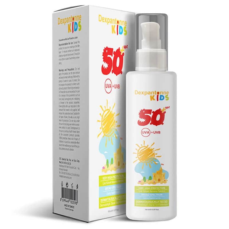 Дексапантен Kids SPF50+ солнцезащитный лосьон для детей 150 мл от OTC İstanbul