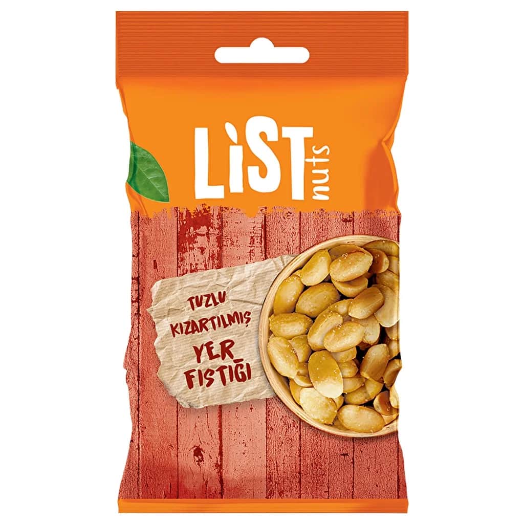 Жареный арахис 40 г от List Nuts