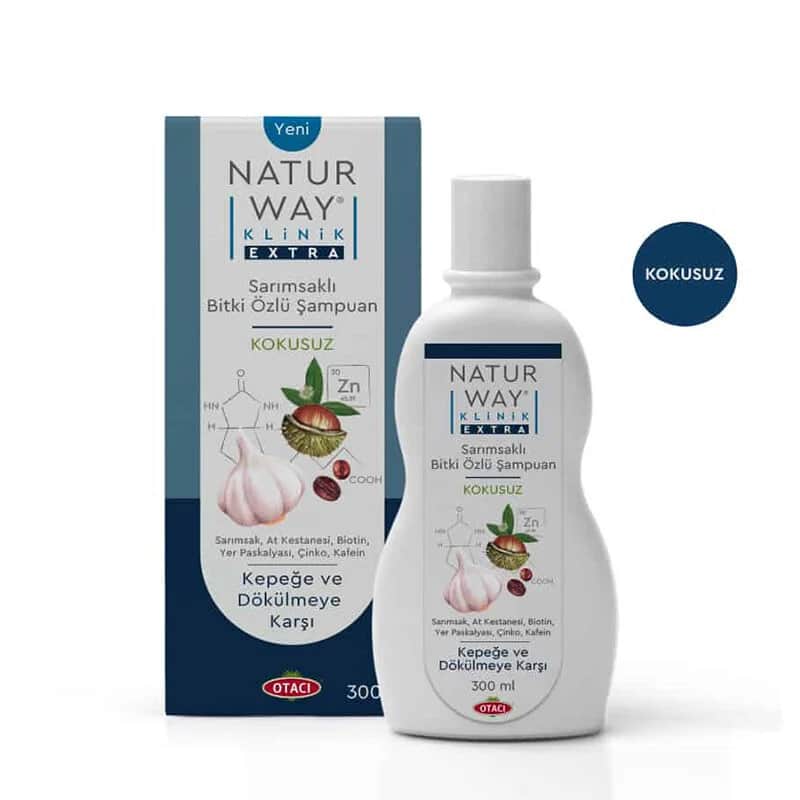 Шампунь с экстрактом чеснока Otacı Naturway Clinic 300 мл