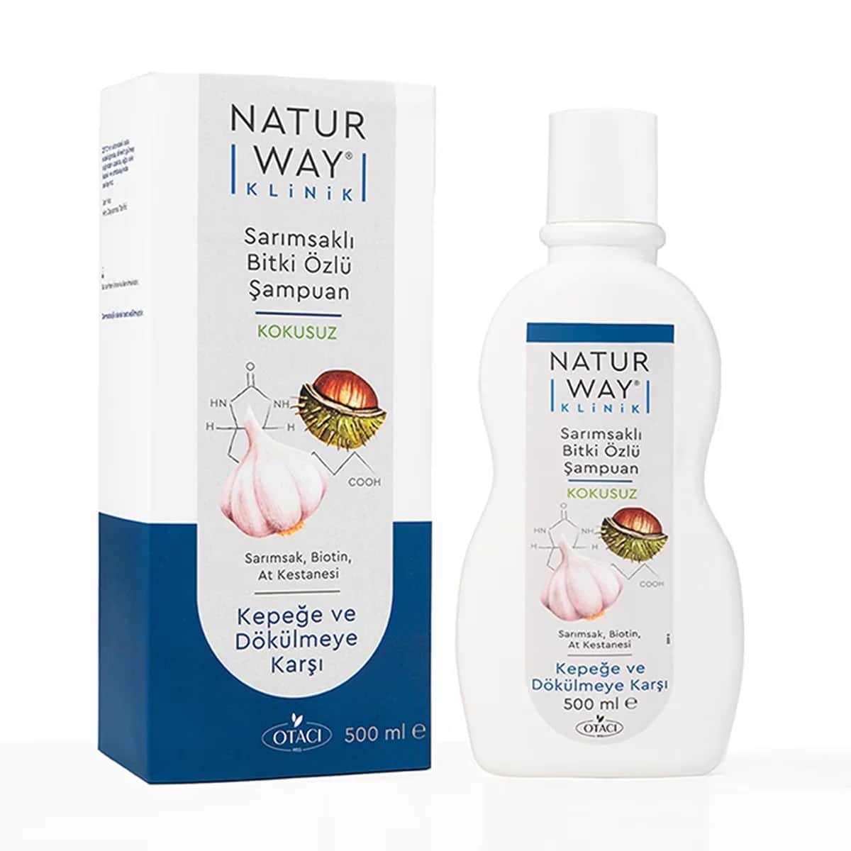 Шампунь с экстрактом чеснока Otacı Naturway Clinic 500 мл