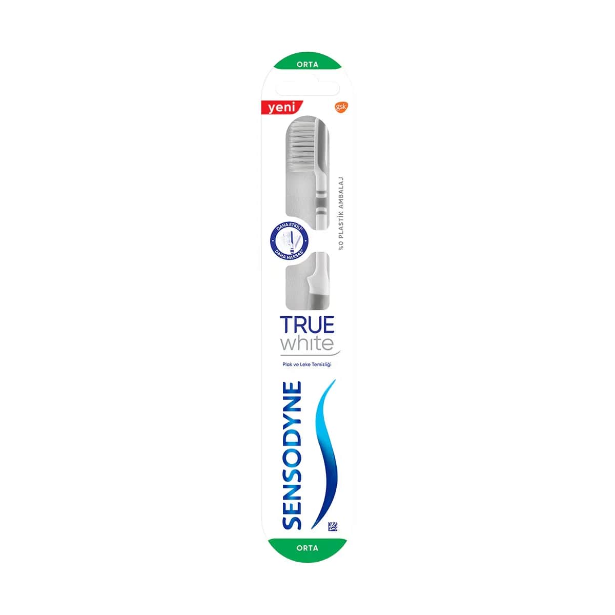 Зубная щетка Sensodyne True White Анти-зубной налет Средняя