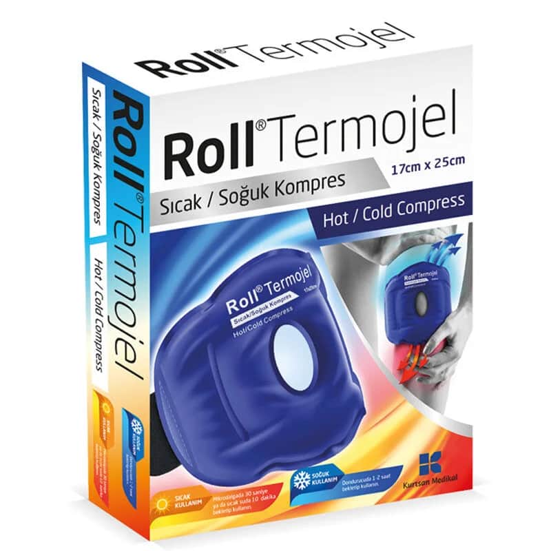 Термогельный компресс для колена 17 см х 25 см от Roll