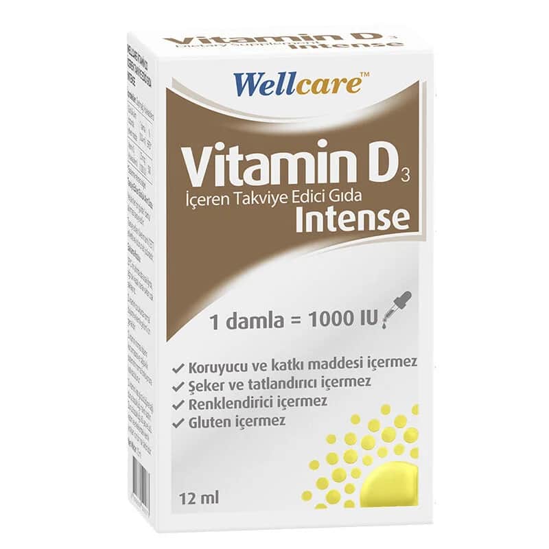 Витамин D3 добавка 12 мл от Wellcare