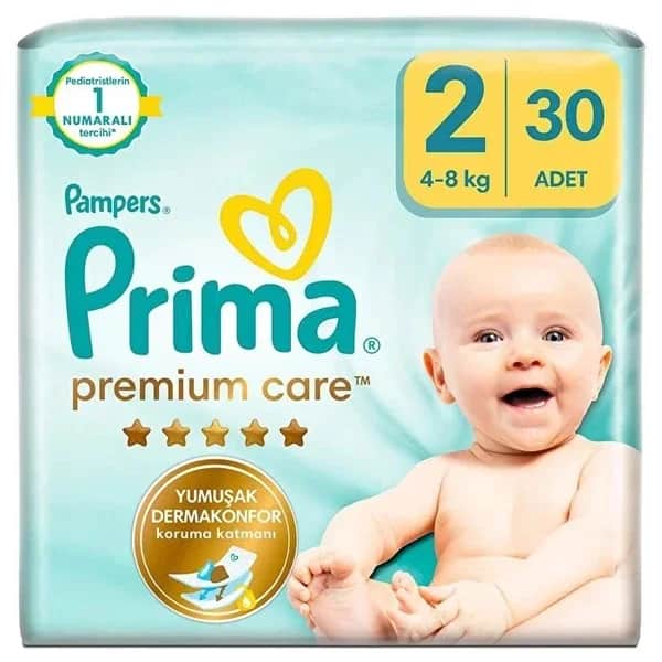 Подгузники Prima Baby Premium Care Размер 2 Миди 37 шт