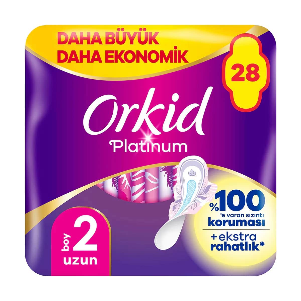 Оркид Платинум Лонг (размер 2) гигиенические прокладки 28 шт