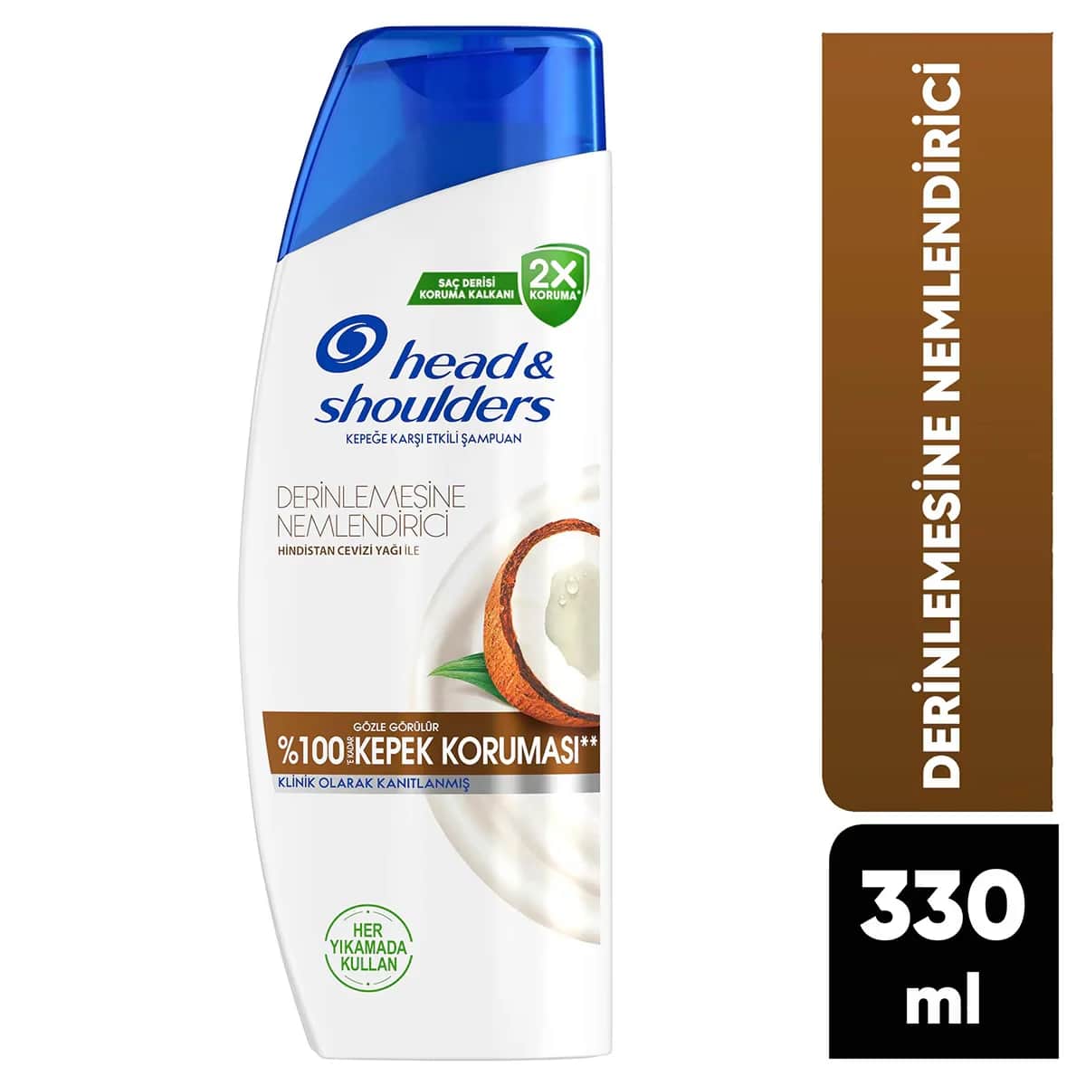 Шампунь Head & Shoulders Глубокое Увлажнение Кокос 1 в 1 330 мл
