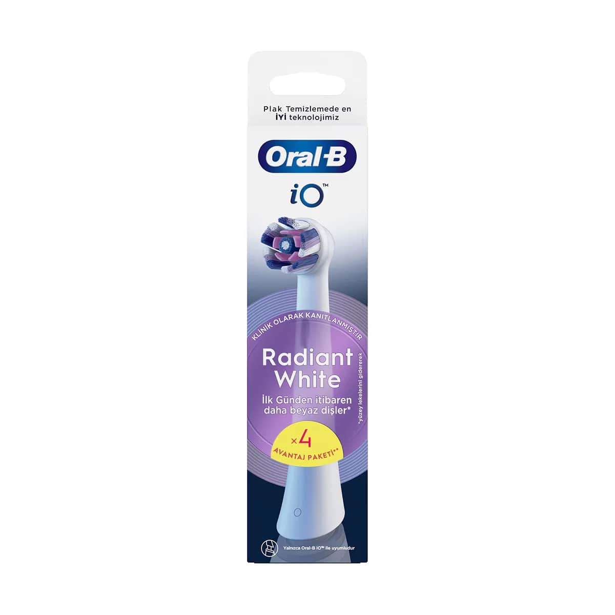 Насадки для электрической зубной щетки Oral-B Io Radiant White 4 шт.