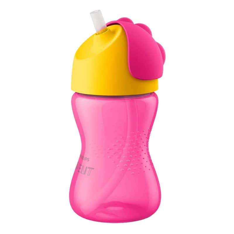 Стакан Philips Avent с трубочкой 12+ месяцев 300 мл - розовый