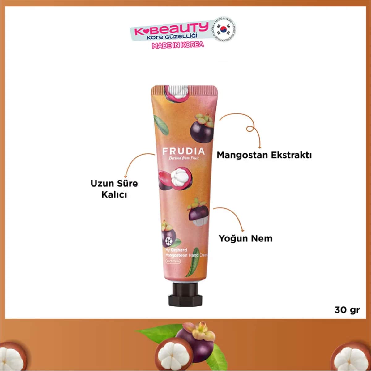 Крем для рук Frudia My Orchard с мангостином 30 г
