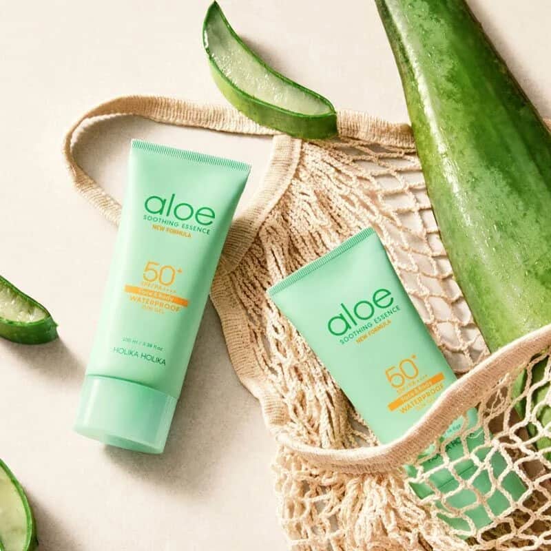 Солнцезащитный крем Holika Holika Алое Вера водостойкий SPF50+ 70 мл