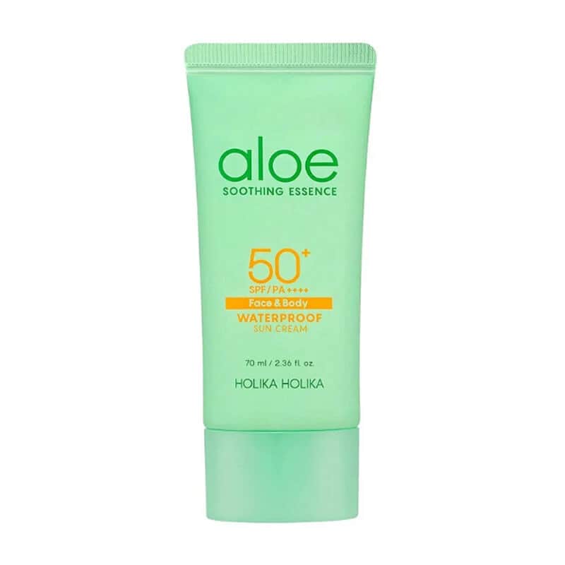 Солнцезащитный крем Holika Holika Алое Вера водостойкий SPF50+ 70 мл