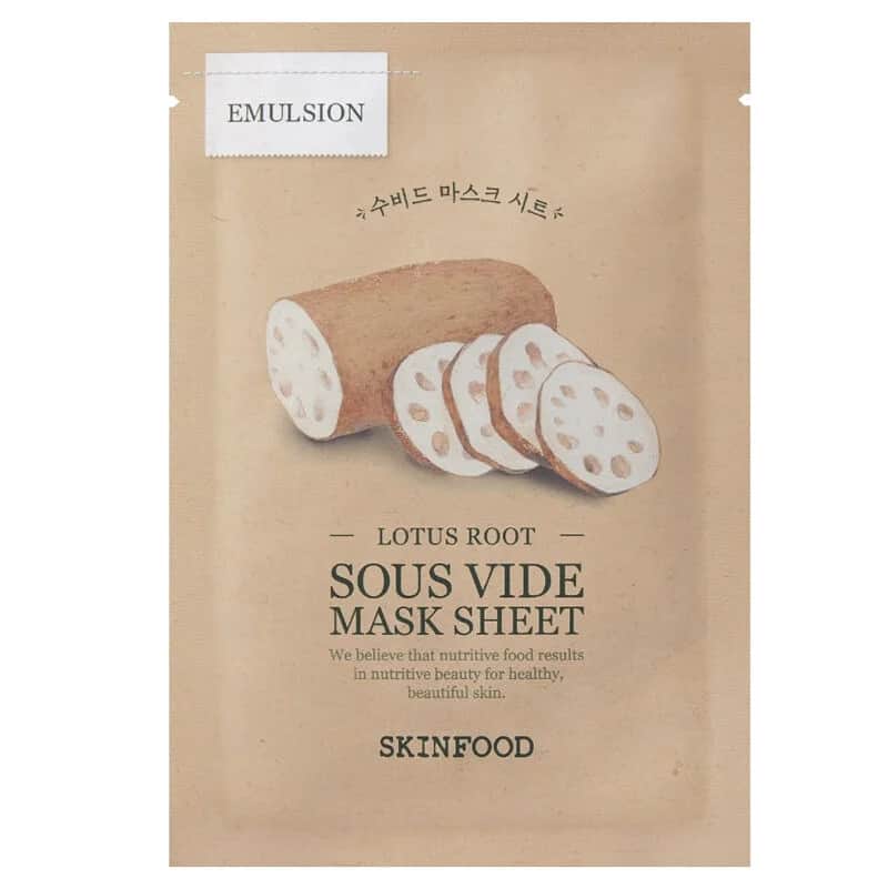Маска для лица Skinfood с корнем лотоса, 20 г
