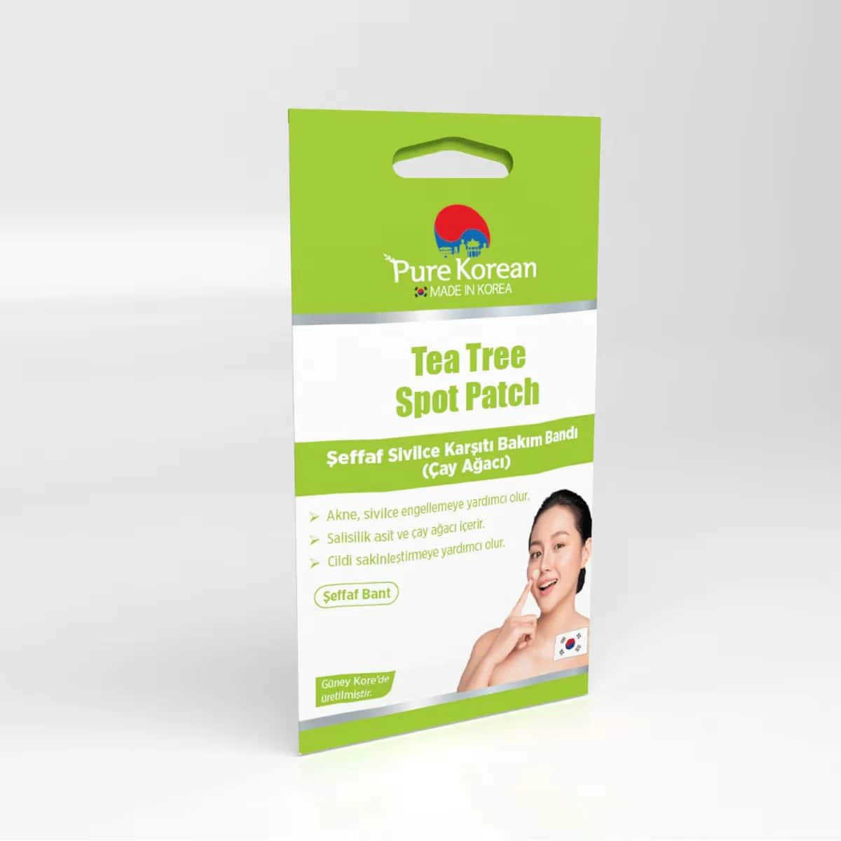 Прозрачные полоски для ухода за акне от Pure Korean