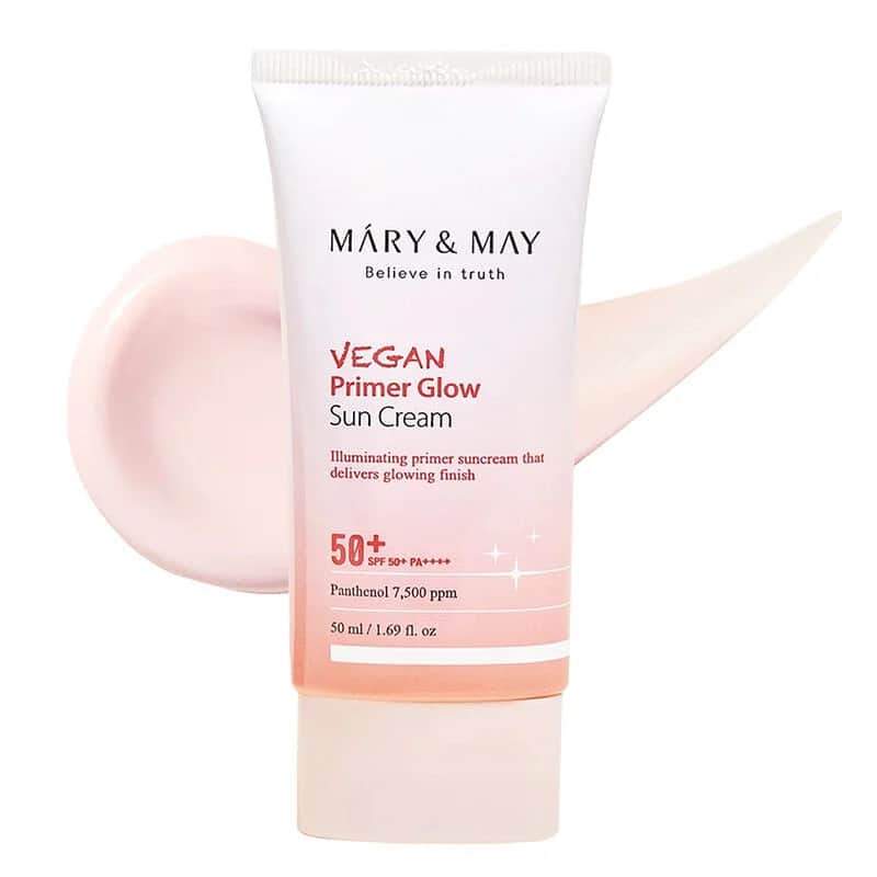 Крем для загара Mary May Веганский Праймер Сияние SPF 50 50 мл