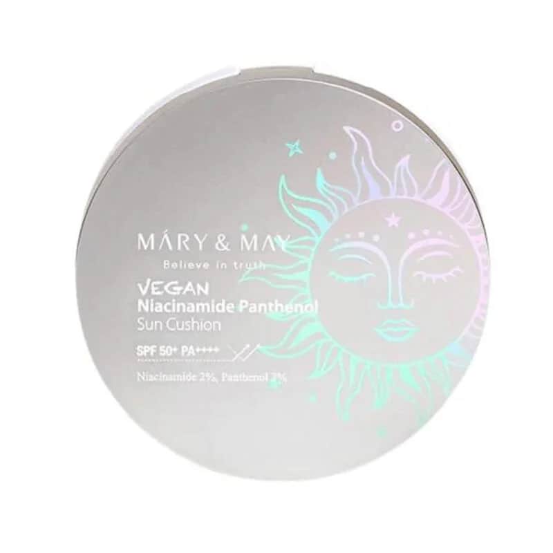 Кушон для солнцезащиты Mary May с ниацинамидом и пантенолом SPF 50+ PA++++ 25 г