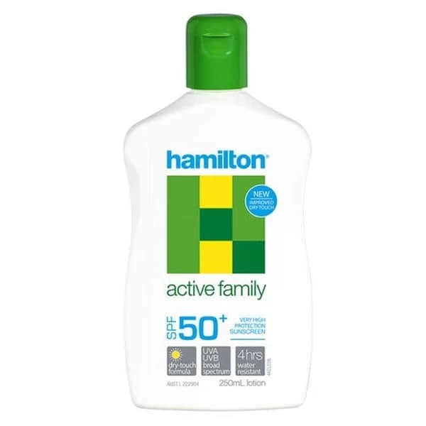 Солнцезащитный лосьон Hamilton Active Family SPF50+ 250 мл